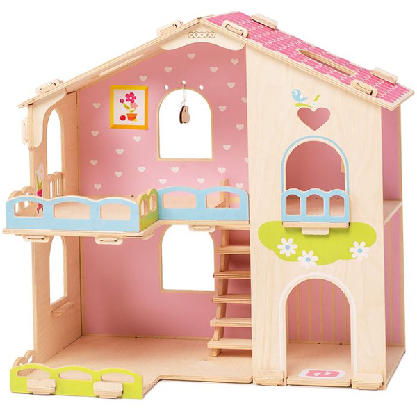 Кукольный домик Woody Счастливая семья 02277