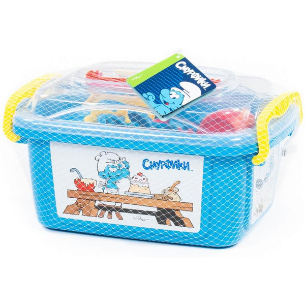 Набор игрушечной посуды Полесье Смурфик-сластена 56948