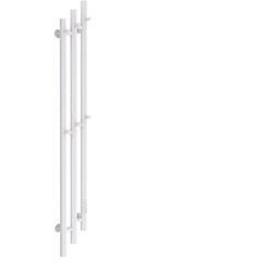 Полотенцесушитель Маргроид Ferrum Inaro 3 Cascade СНШ 120х6х12 (белый матовый, скрытого монтажа, таймер справа)