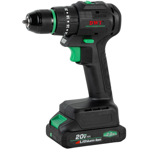 Дрель-шуруповерт ударная DWT ASBP-20 DNM-2 BMC (с 2-мя АКБ, кейс)