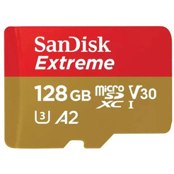 Карта памяти SanDisk Extreme SDSQXAA-128G-GN6MA microSDXC 128GB