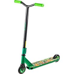 Самокат трюковый Ricos Fury JL-302A (черный/зеленый)