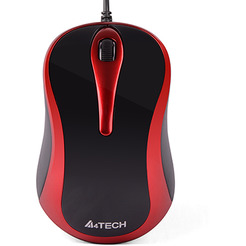 Мышь A4Tech V-Track Padless N-360-2 (чёрно-красный)