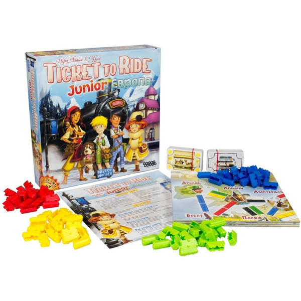 Настольная игра Hobby World Ticket to Ride Junior: Европа