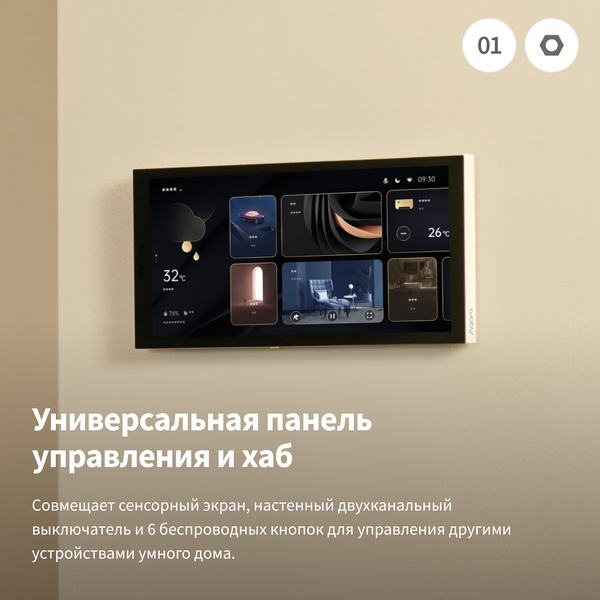 Панель управления Aqara S1 Plus (EU) MP-K03D