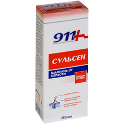 Шампунь 911 Ваша служба спасения Сульсен 1% 150 мл
