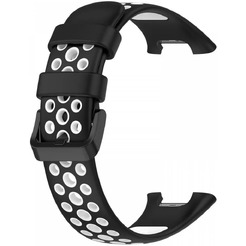 Ремешок для умных часов Bingo Sport для Xiaomi Smart Band 7 Pro (черный/белый)