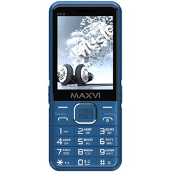 Кнопочный телефон Maxvi P110 (синий)