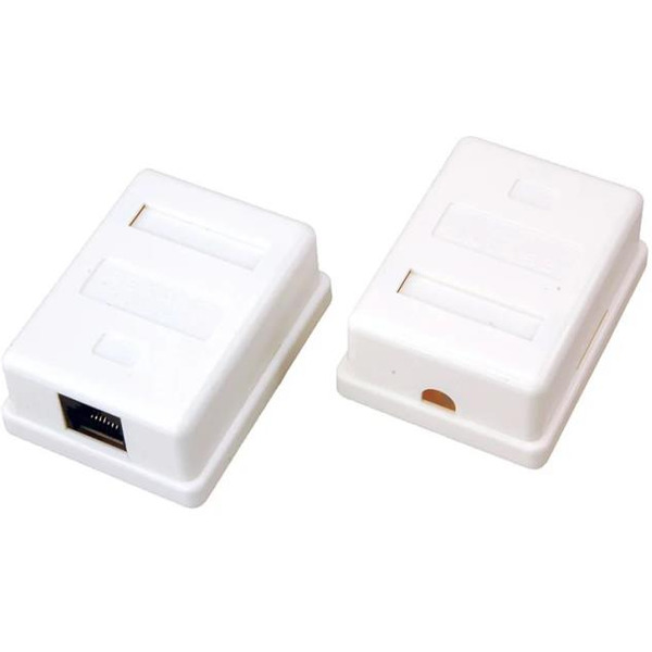 Розетка сетевая LAN Rexant 06-0104-B (1 гнездо 8Р8С (Rj-45)