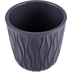 Горшок для цветов с дренажной вставкой Полимербыт Desert 2,3л 4386405