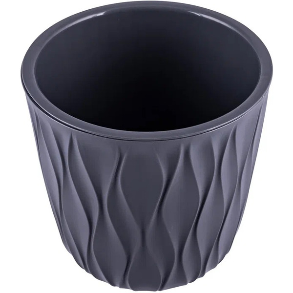 Горшок для цветов с дренажной вставкой Полимербыт Desert 2,3л 4386405
