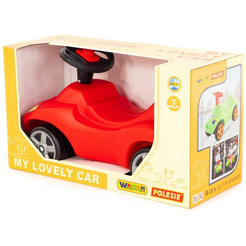 Каталка Полесье "Пожарная команда" со звуковым сигналом (в коробке)