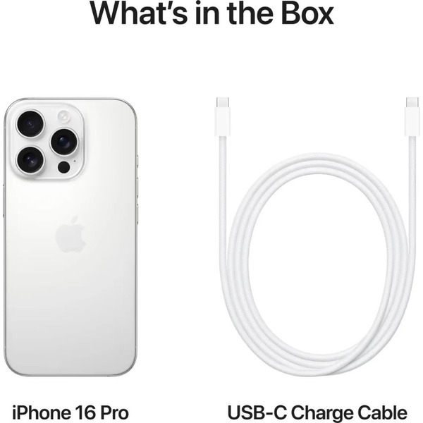 Смартфон Apple iPhone 16 Pro 128GB White Titanium (MYLP3CH/A)