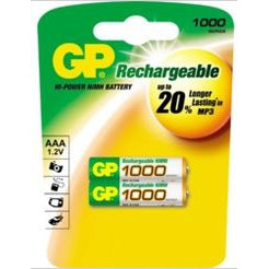 Аккумулятор GP AA 1000mAh 2BP EkoPower  Аккумулятор GP