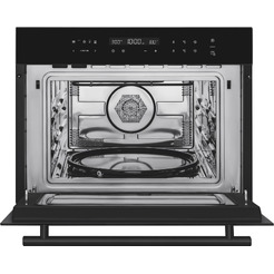 Встраиваемый компактный духовой шкаф Weissgauff OE 446 Black Edition