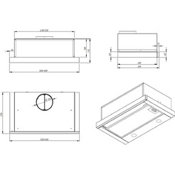 Вытяжка Akpo Light Eco Glass Twin 50 WK-7 (серый)