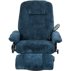 Массажное кресло Calviano 22 (синий плюш)