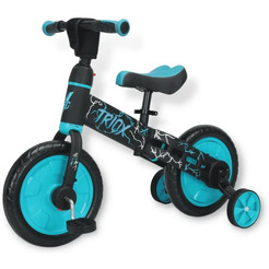 Беговел-велосипед Bubago Triox BG110-2 (черный/синий)
