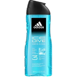 Гель для душа Adidas Ice Dive 3в1, 400 мл