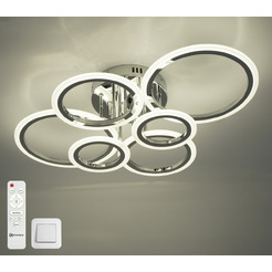 Люстра Estares Europa 80W 6R-IRC-675x480x175-CHROME/WHITE-220-IP20