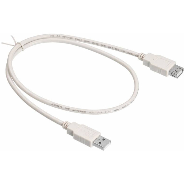 Кабель BURO USB2.0-AM-AF-0.75M