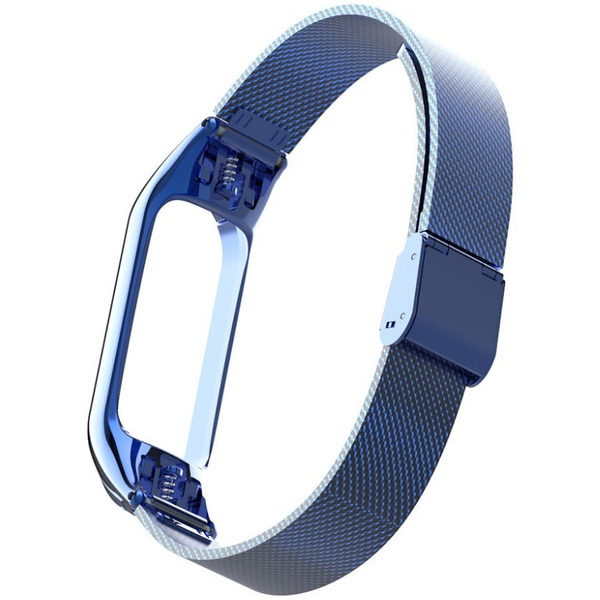 Ремешок Bingo Stainless Grid для Xiaomi Mi Band 3/4 Синий