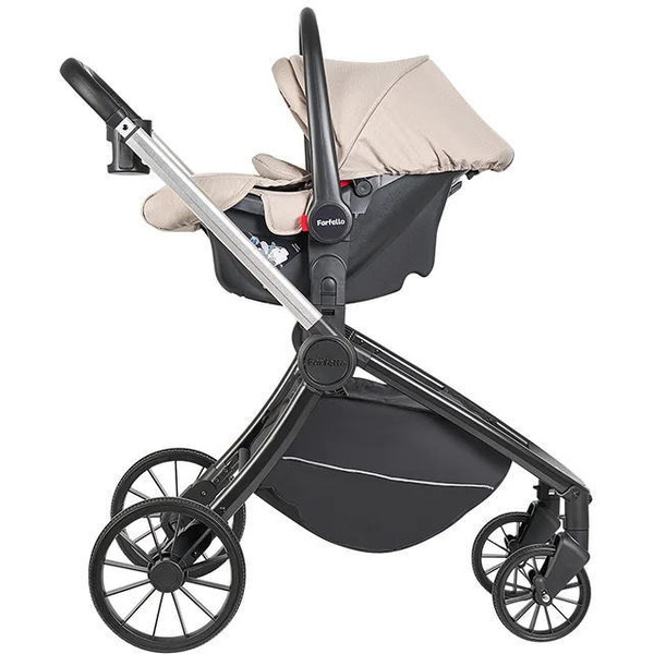 Детская универсальная коляска Farfello Baby Shell 2025 3в1 BBS-013 (кофейный комби)