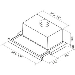 Кухонная вытяжка Elica Elite 14 LUX GRIX/A/90