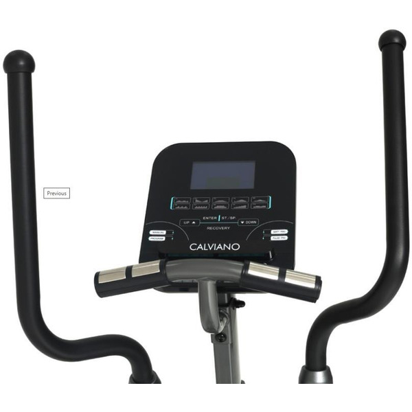 Эллиптический программируемый тренажер Calviano Extra серый