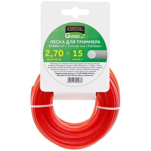 Леска для триммера Startul Garden ST6053-27