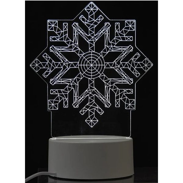 Светильник декоративный Energy 106257 EN-NL 26 3D снежинка