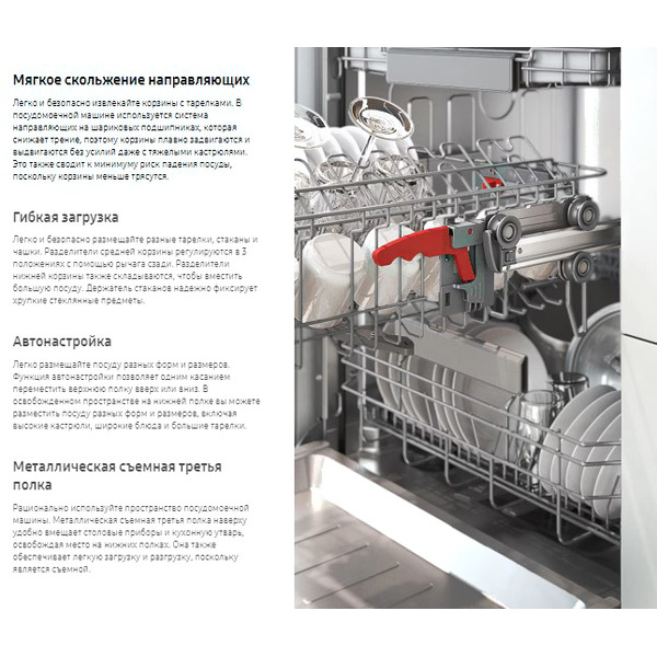 Посудомоечная машина SAMSUNG DW60A6092BB/WT