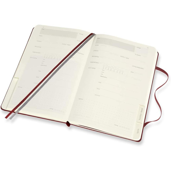 Блокнот Moleskine Passion Wine Journal Large (бордовый)