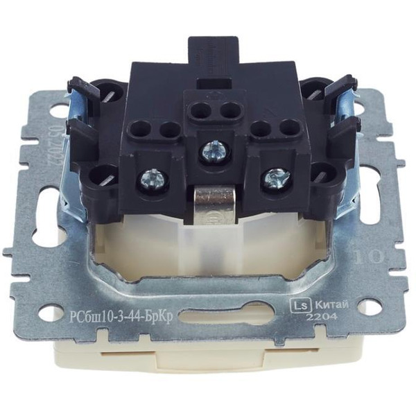 Розетка IEK Brite РСбш10-3-44-БрКр