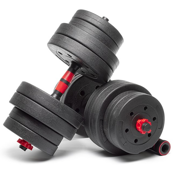 Набор композитных гантелей AMETIST 30 кг (с соединительным грифом)