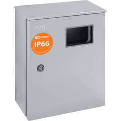 Корпус металлический TDM ЩУ-1ф/1-0-12 IP66 (ЩУРН-1/12 IP66) SQ0905-1001