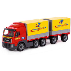 Автомобиль бортовой тентовый с прицепом Полесье 58294