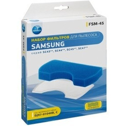 Набор фильтров для пылесосов (SAMSUNG SC43,44,45,47) Neolux FSM-45