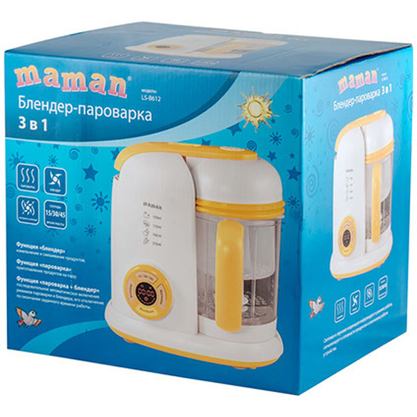 Блендер-пароварка Maman LS-B612