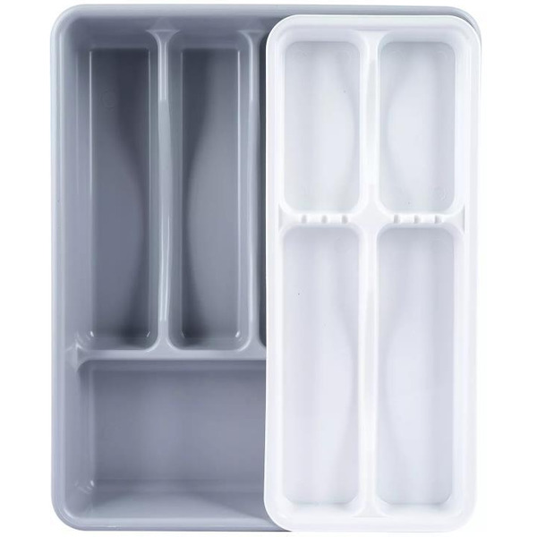 Лоток для столовых приборов двойной Полимербыт 4328100