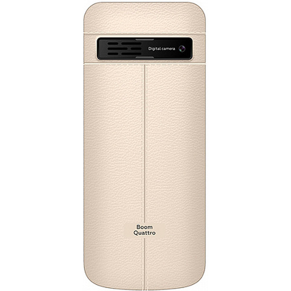 Кнопочный телефон BQ BQ-2455 Boom Quattro (золотистый)