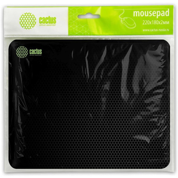 Коврик для мыши Cactus Black Mesh CS-MP-D02S