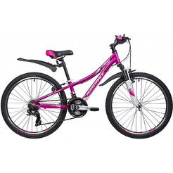 Детский велосипед Novatrack Katrina 21.V  2019 24AHV.KATRINA.10VL9 (фиолетовый)