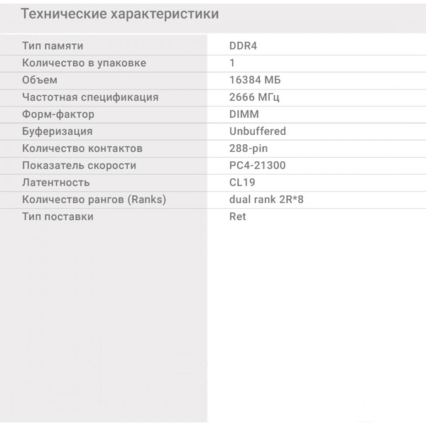Оперативная память DIGMA DGMAD42666016D