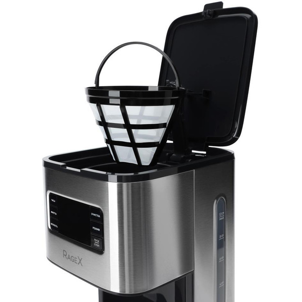 Капельная кофеварка RageX R404-000 (Серебристый)
