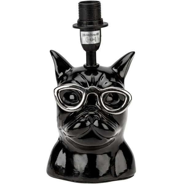 Светильник декоративный настольный REXANT 603-1016 МОБИ "Бульдог" Е14, 40Вт, черный