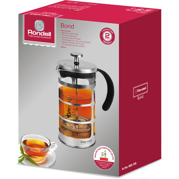 Френч-пресс Rondell Bond 0.6 л RDS-708
