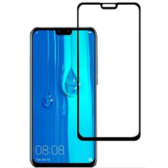 Защитное стекло CASE 3D для Huawei Y9 (черный глянец)