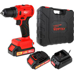 Дрель-шуруповерт Wortex BD 2025 DLi (BD2025DLi1029) с 2-мя АКБ