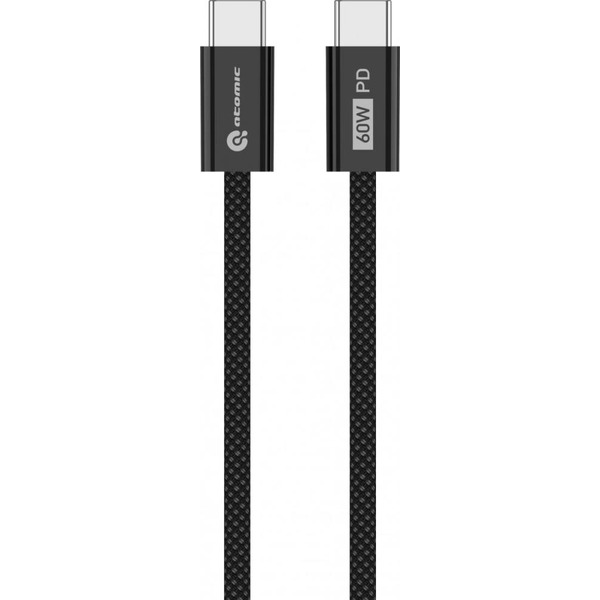 Зарядное устройство Atomic BLADE G203 GAN 20W 2-порта USB (A+C), цвет черный | 10.205